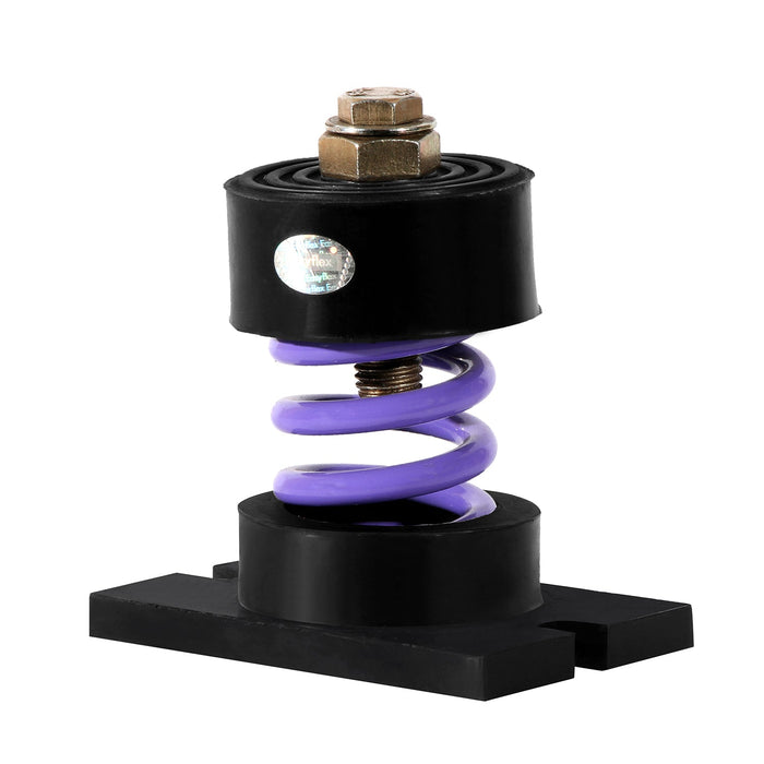 Easyflex Anti-Vibration Cup Spring Mount Isolator, 1" Deflection (Pack of 4)