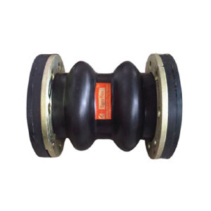 Easyflex Neoprene Double Arch Rubber Expansion Joints PN-10/16 with MS SRR, 150/230 PSI, Drilling: ANSI B16.5 Class 150#
