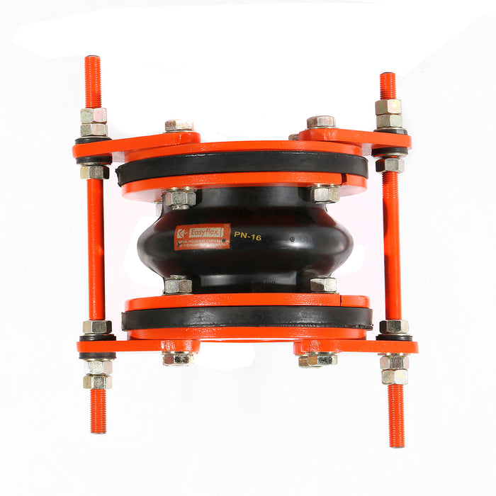 Easyflex Rubber Expansion Joints with Integral Rubber Flanges with Control Unit PN10/16 and PSI 150/230, Drilling: ANSI B16.5 Class 150#